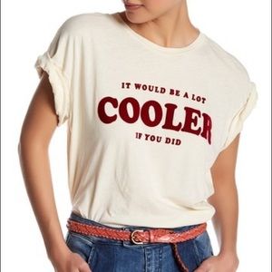 Wildfox Slightly Crop T Shirt